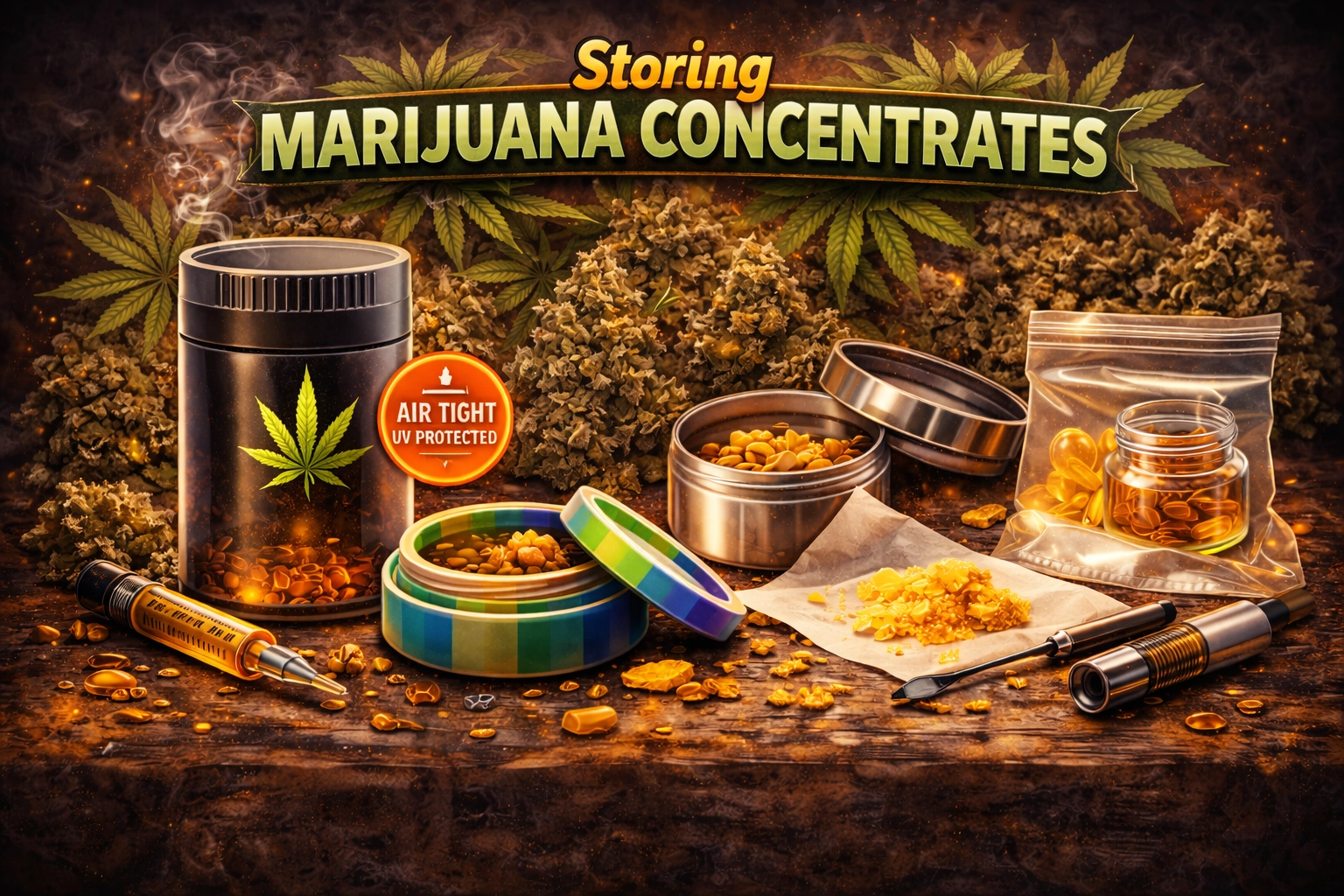 Storing Marijuana Concentrates - Kind Green Buds