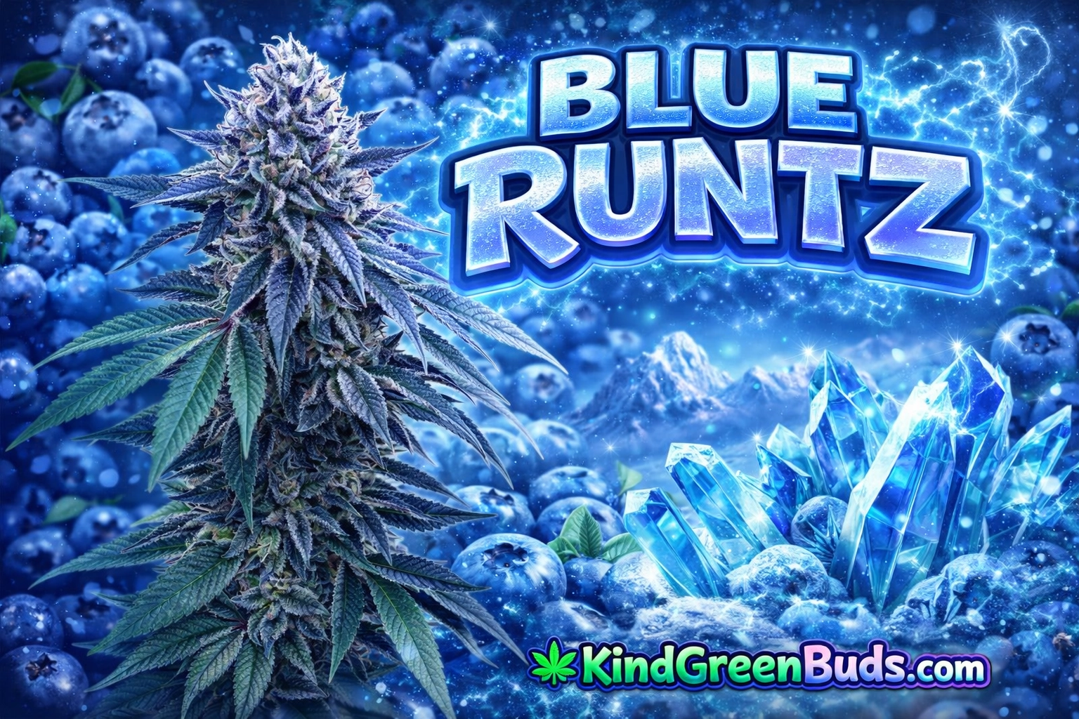 Blue Raspberry Runtz Blue Runtz - Kind Green Buds
