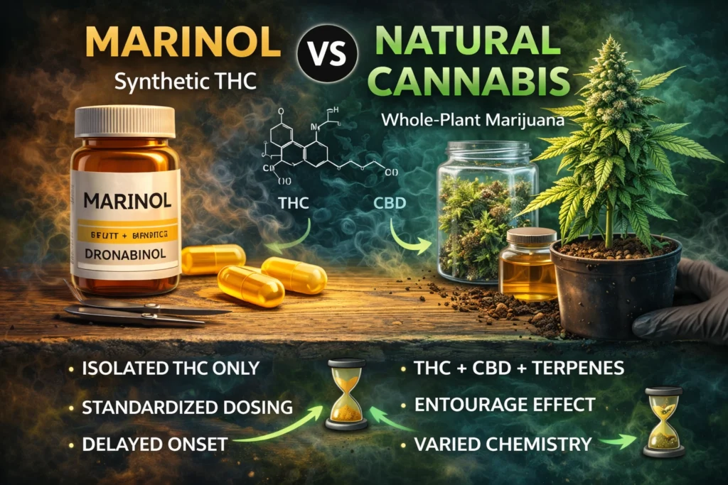 Marinol vs Natural Cannabis