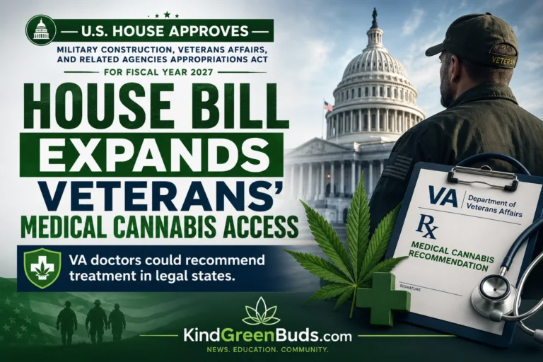 House-Approved Funding Bill Would Allow VA Doctors to Recommend Medical Cannabis to Veterans