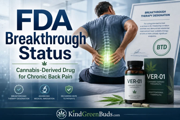 FDA Grants Breakthrough Therapy Status to Cannabis-Derived VER-01 for Chronic Back Pain